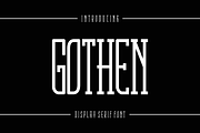 Gothen, a Serif Font by lelevien (Thumbnail 1 of 5)