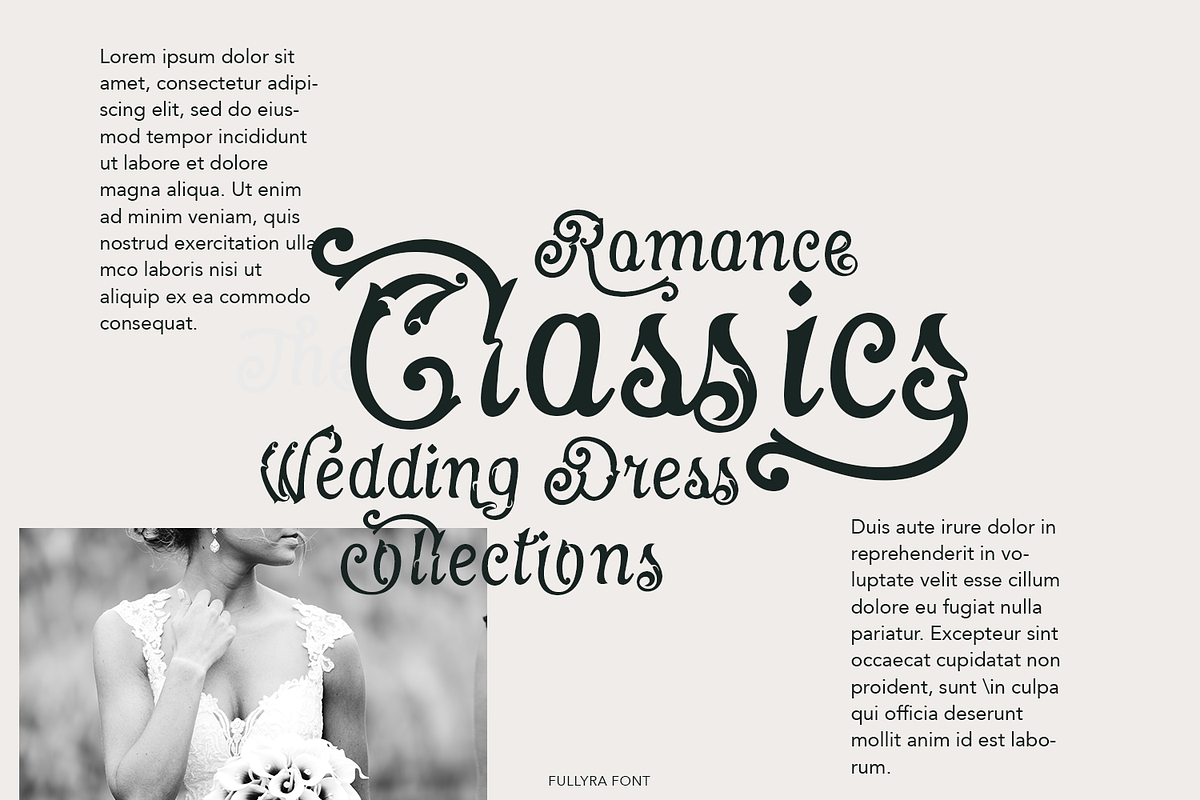 Fullyra Script, a Script Font by TypeClassHeroes (Photo 2 of 15)