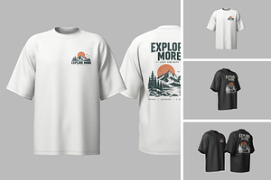 Oversized T-Shirt Mockup