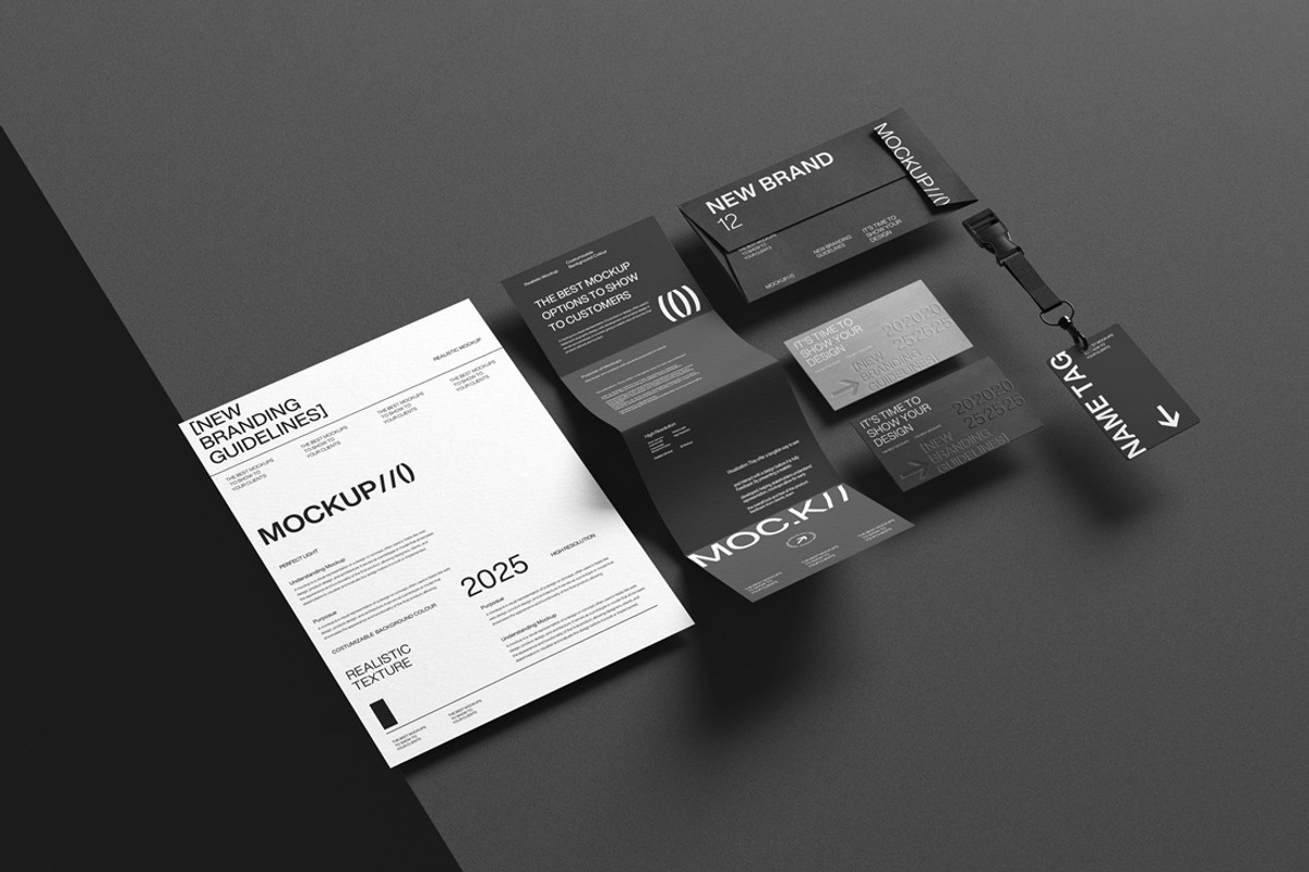 Modern Stationery Branding Mockup, an Advertising Mockup by East Gallery (Photo 12 of 15)