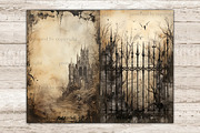 Gothic City Junk Journal Pages, a Seasonal Illustration by GlamArtZhanna (Thumbnail 8 of 10)