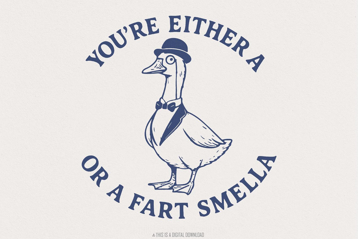 Youre Either a Fart Smella PNG, an Illustration by SharpMarketplace (Photo 1 of 9)