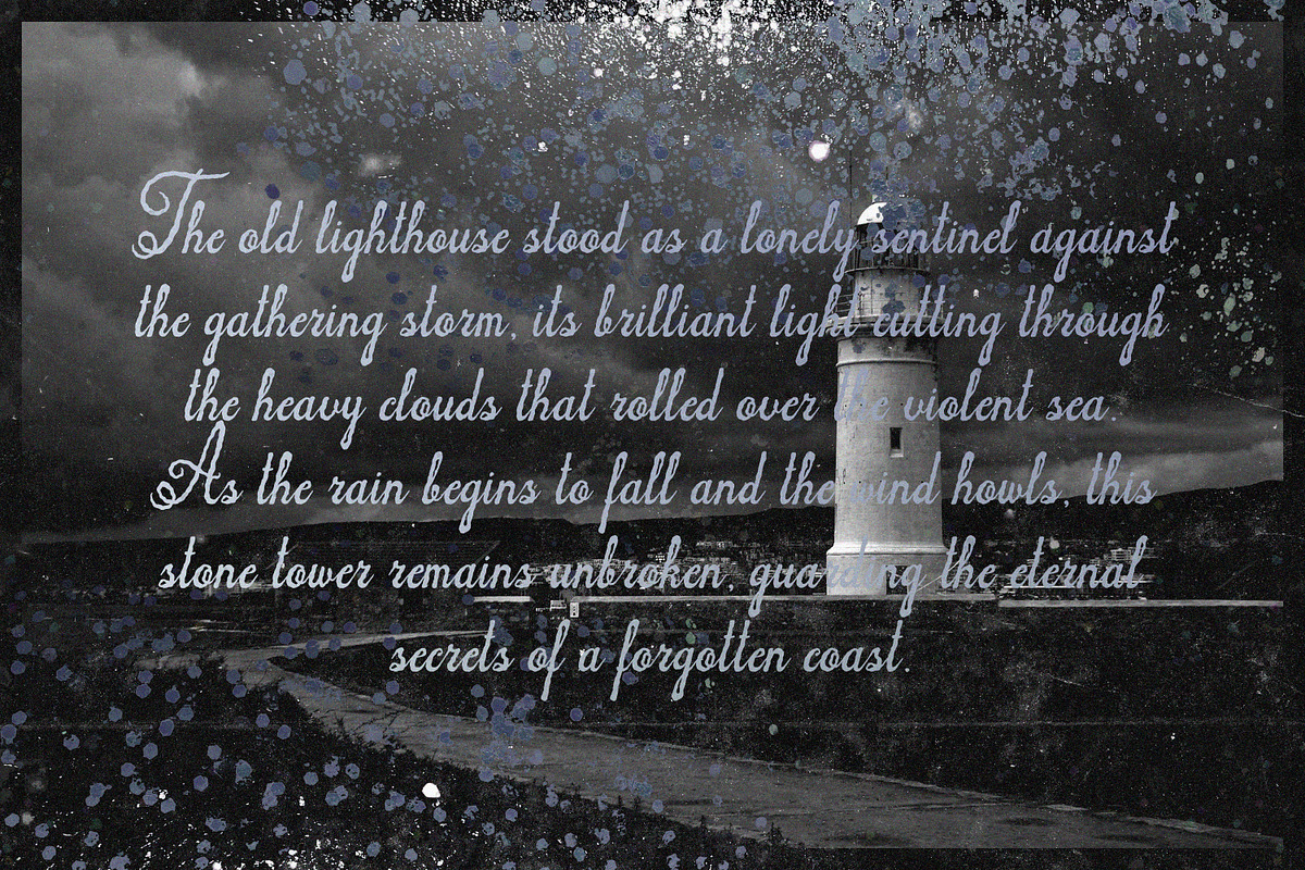 Blackthorn House Vintage Gothic Font, a Script Font by AnMark (Photo 7 of 10)