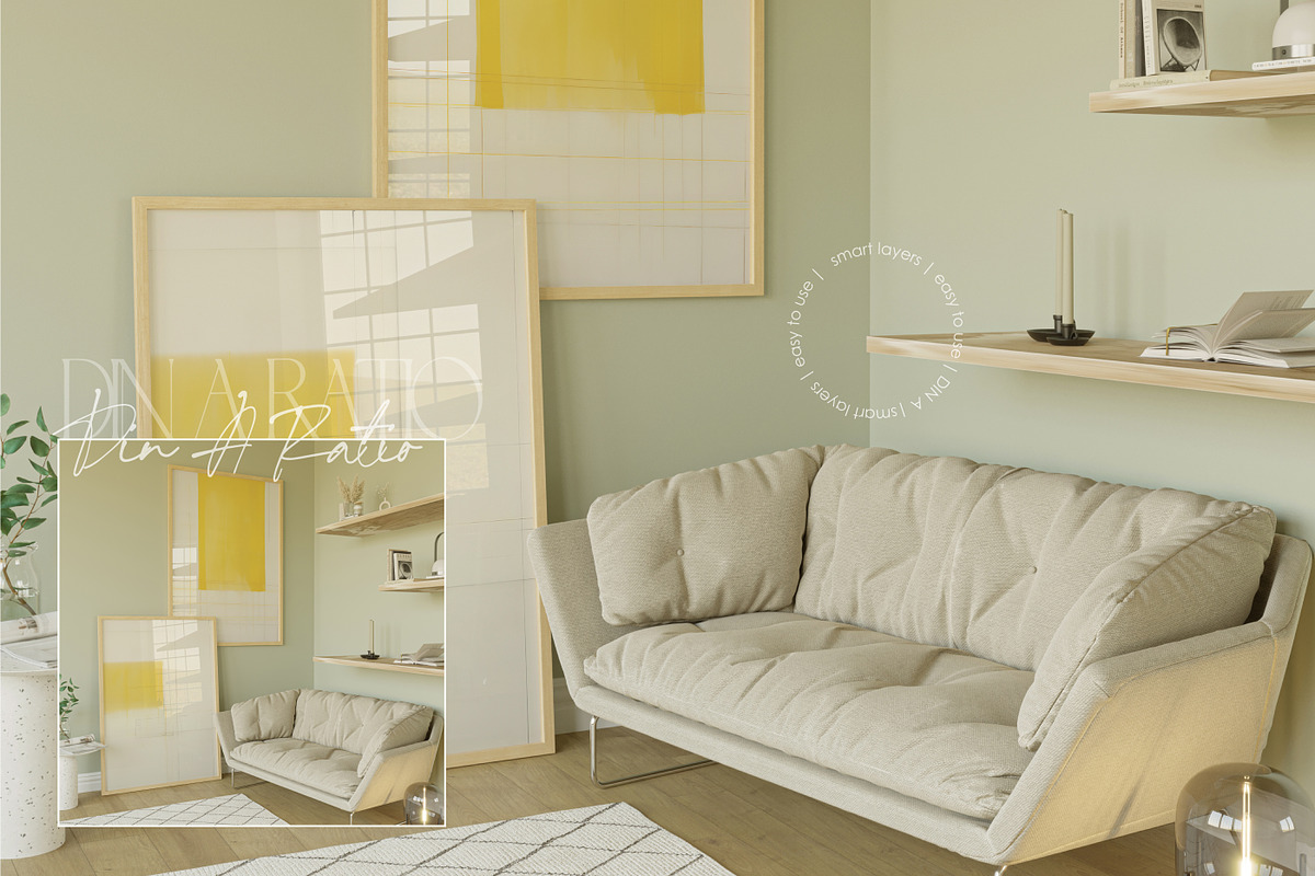 ANNIE ROOM | Interior Frame Mockup, a Household Mockup by yuliyuri.studio (Photo 16 of 20)