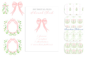 Cherish Pink Watercolor Baptism Baby