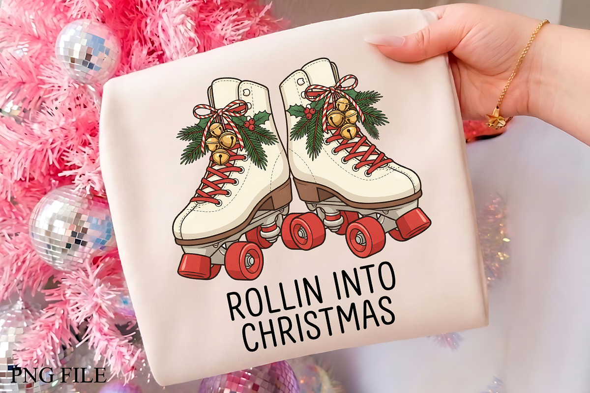 Rollin Into Christmas Roller Skates, a Work Illustration by CrexoraLab (Photo 1 of 4)