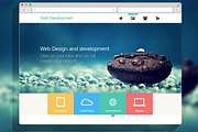 One Page Website, a Landing Page Template by UI Designs (Thumbnail 1 of 5)