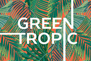GREEN TROPIC seamless patterns, a Pattern Graphic by ANAKOTO (Thumbnail 1 of 14)