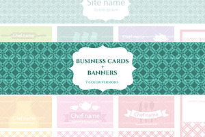 Set Of Business Cards