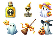 Yellow Halloween Clipart Sublimation, an Illustration by Daily.Designs (Thumbnail 5 of 5)