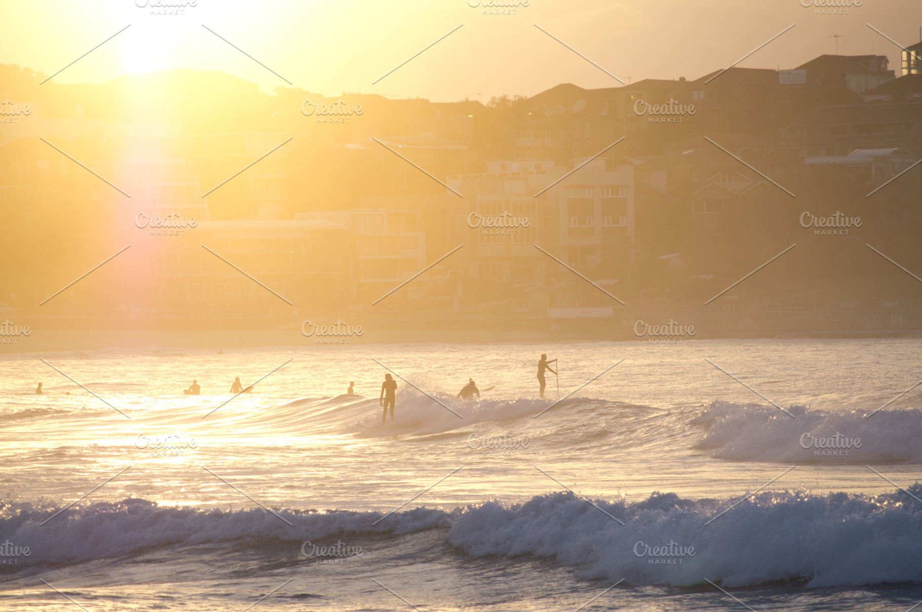 Sun, Surf and water