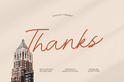 Outside Boston, a Script Font by Rahagita Studio (Thumbnail 12 of 12)