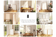 frame mockup bundle farmhouse, a Product Mockup by PinkJellyfish (Thumbnail 2 of 10)