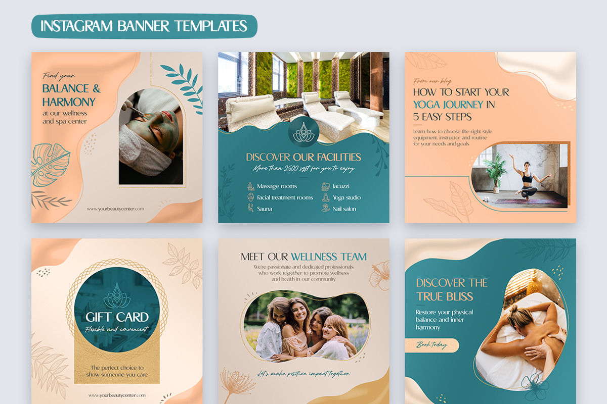 Social Media Kit - Spa and Wellness, a Social Media Template by Brandify Studio (Photo 2 of 7)