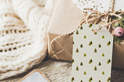Watercolor Christmas Tree Scenes, a Person Illustration by Jenteva Art (Thumbnail 4 of 15)