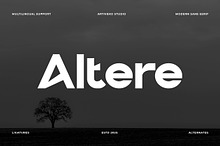 Altere Creative Sans Serif Font