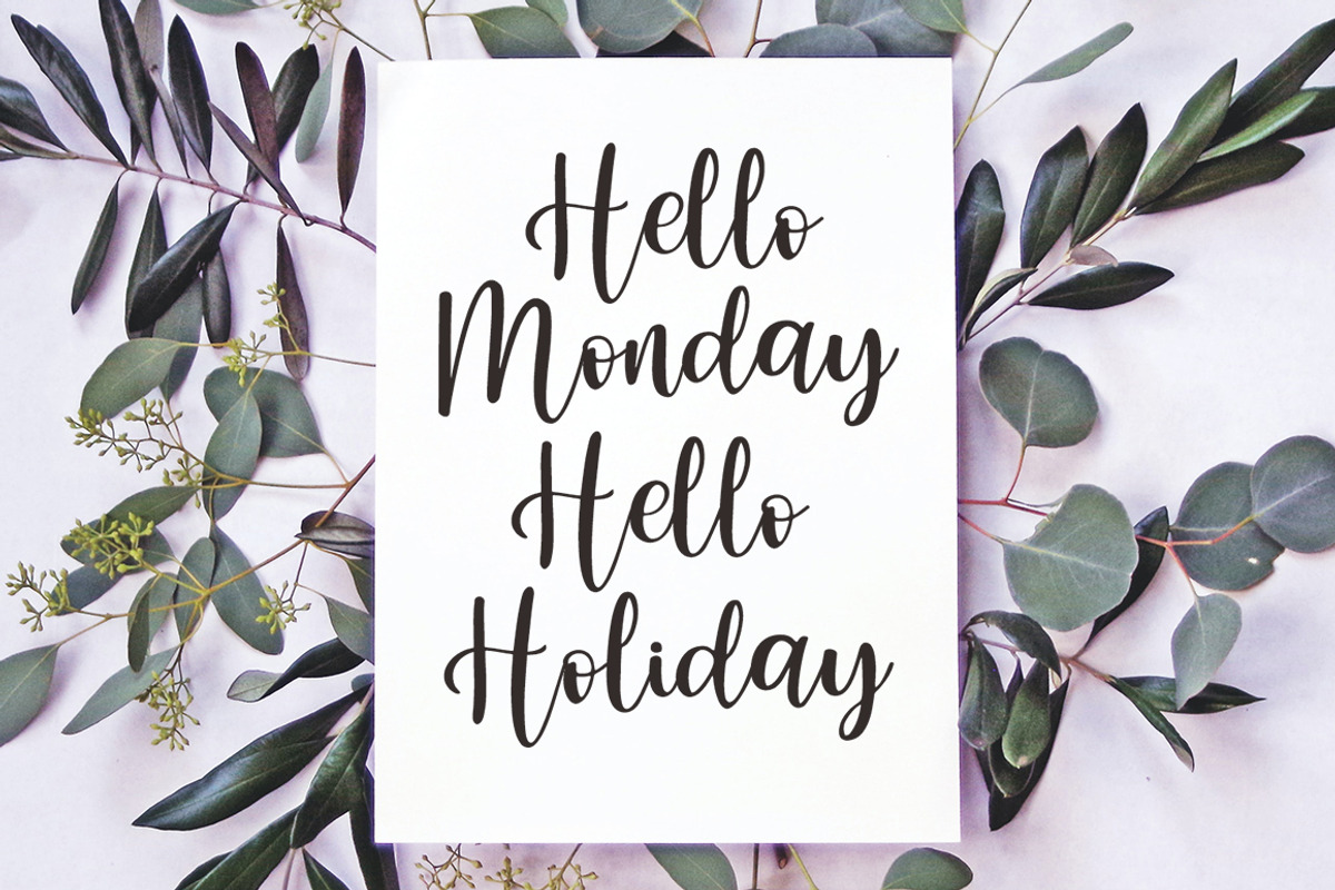 Hello Besstie, a Script Font by Strong.co (Photo 3 of 8)