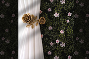 Dark Vine Watercolor Pattern, a Wallpaper Graphic by Webvilla Studio (Thumbnail 2 of 6)