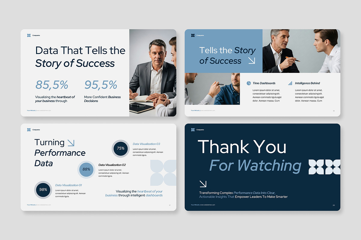 Performance Report PowerPoint, a Presentation Template by Premast (Photo 4 of 4)