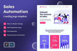 Salesmoy Landing Page Template