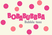 Bubbbo - Fun and chunky font, a Sans Serif Font by Drawwwn (Thumbnail 4 of 9)