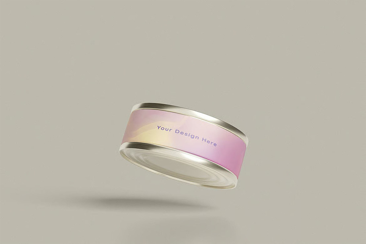 Food Can Mockup, a Packaging Mockup by zpackcreative (Photo 2 of 3)