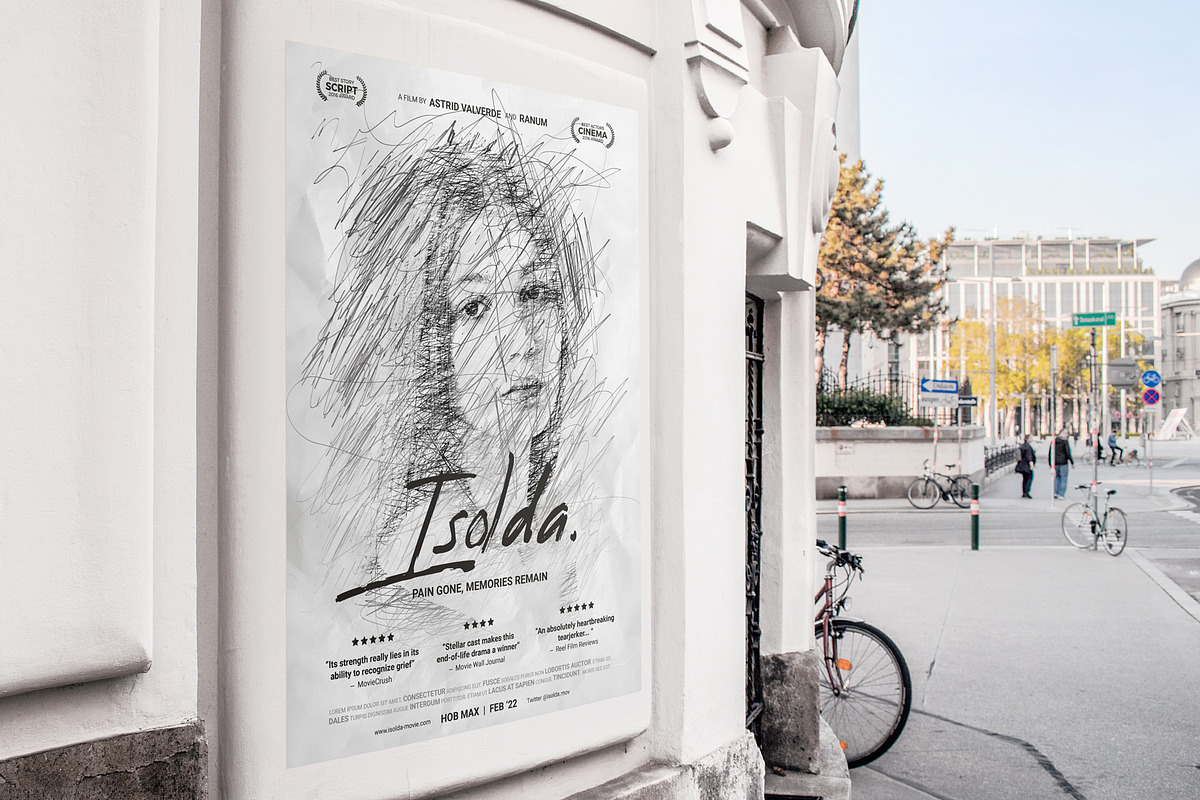 SCRIBBLE Movie Poster Template, a Flyer Template by Bornx Design (Photo 7 of 7)