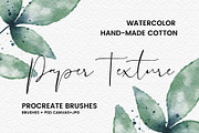 Watercolor Paper Texture Brushes, a Brush Add-On by Angela Roze (Thumbnail 1 of 7)
