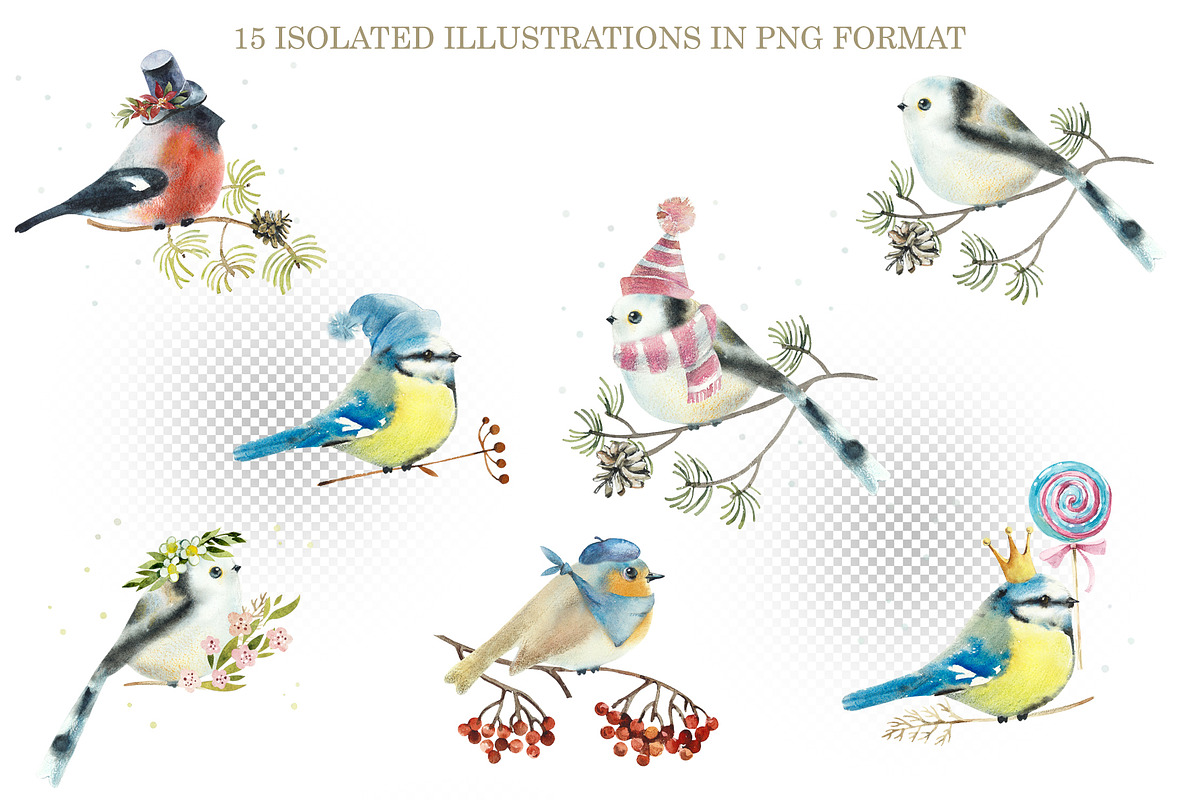 Watercolor Compositions Animals, an Animal Illustration by Budogoshch (Photo 4 of 6)