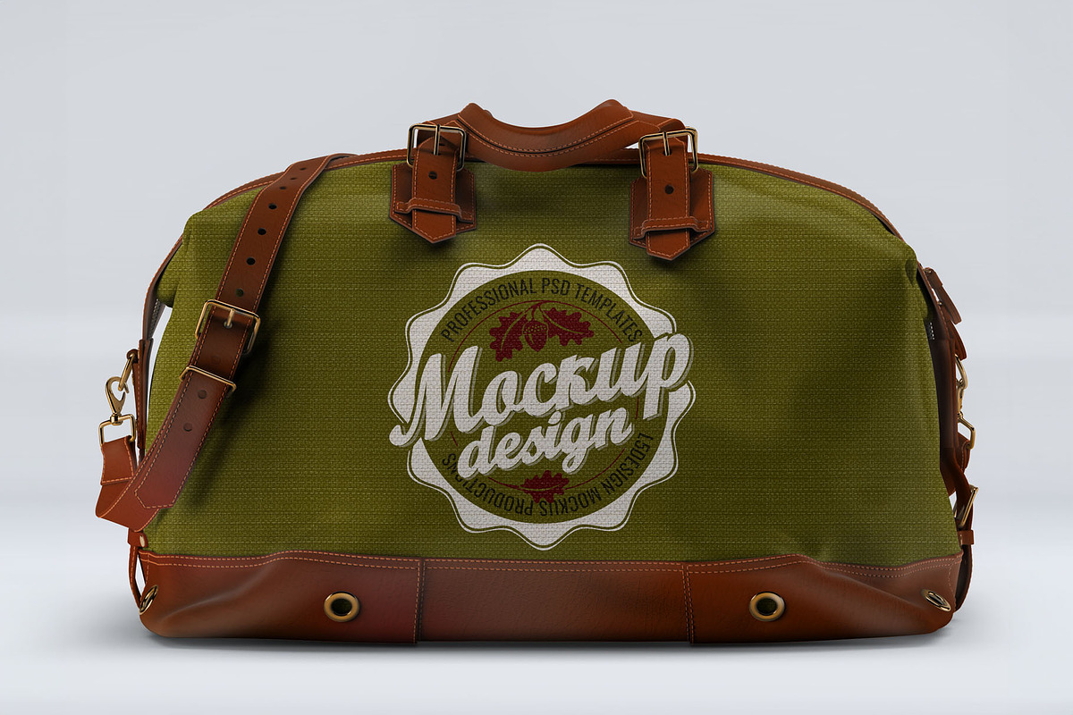 Travel Bag Mock-Up, a Packaging Mockup by Xtrahive