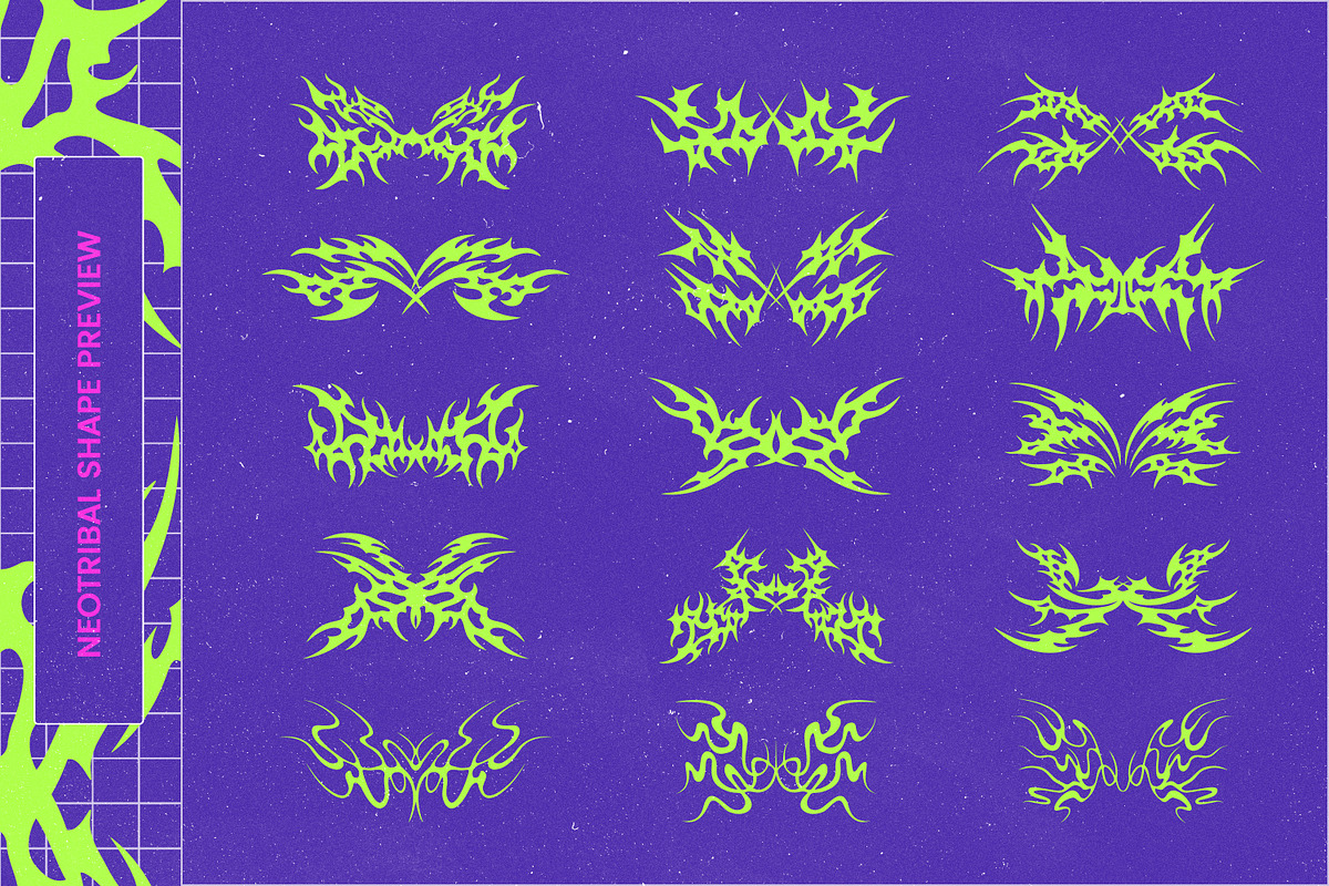 Neotribal Shapes Pack, an Object Graphic by Svaha Graphic Studio (Photo 2 of 4)