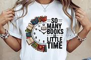 So Many Books So Little Time PNG, a Graphic by Vector Portal (Thumbnail 6 of 9)