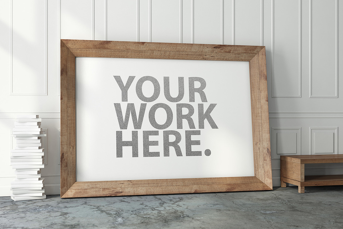 Poster Frame PSD Mockup bundle, a Household Mockup by GreatFruit (Photo 7 of 7)