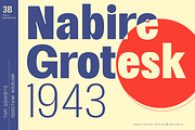 Nabire 1943 Sans Family, a Sans Serif Font by xdCreative (Thumbnail 3 of 13)