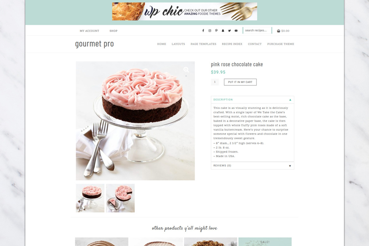 Gourmet Pro // Genesis Theme, a WordPress Template by WP Chic (Photo 4 of 4)