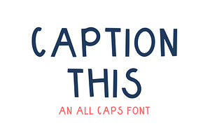 CAPTION THIS All Caps Font