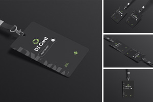 ID Card Mockup, an Advertising Mockup by Pikachudesign