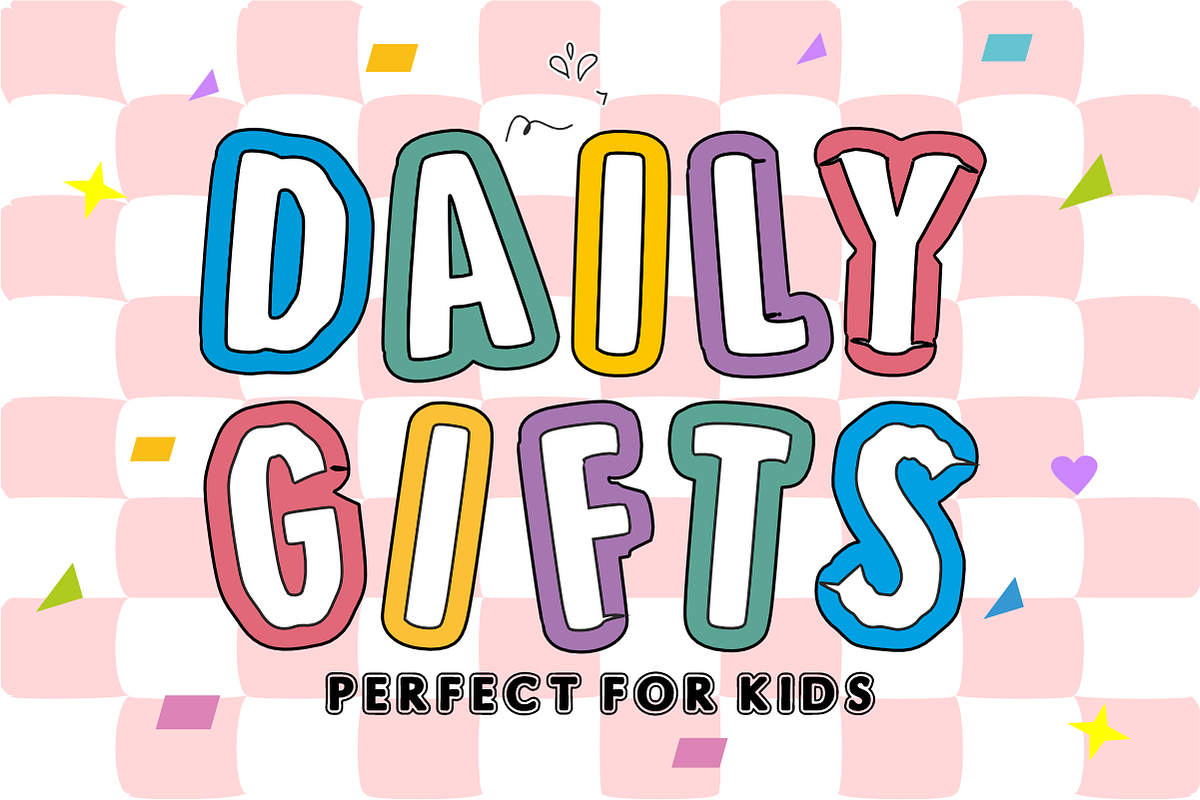 FANCY DAILY - Kids Display Font, a Sans Serif Font by KiddoGlyphs Studio (Photo 3 of 4)