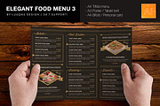Elegant Food Menu 3 Dark Version, a Brochure Template by Luuqas Design (Thumbnail 2 of 6)