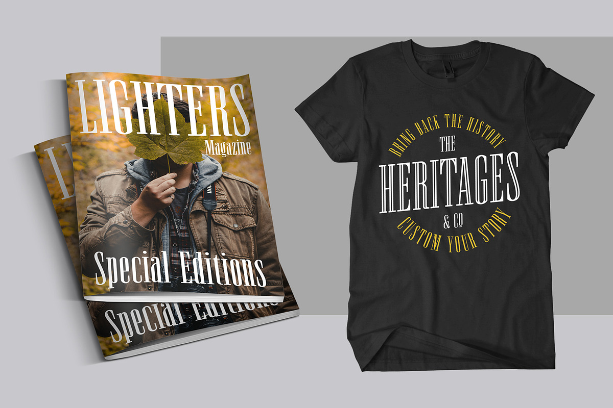 Newston - Stylish Serif Font, a Serif Font by Arterfak Project (Photo 9 of 11)