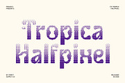 CS Tropica Halfpixel, a Sans Serif Font by Craft Supply Co. (Thumbnail 1 of 8)