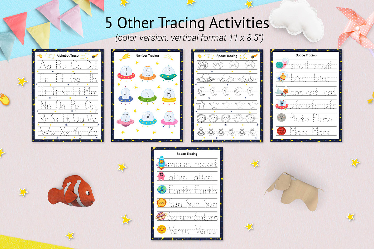 Space Activity Pages Collection, an Animal Illustration by Gulnara Sabirova (Photo 39 of 51)