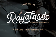Royaland Vintage Font, a Script Font by YdhraStudio (Thumbnail 1 of 8)