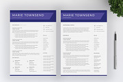 Creative Resume Template / CV, a Resume Template by SalientResume (Thumbnail 3 of 5)