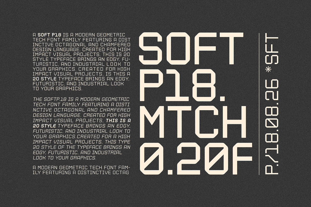 P18 Soft, a Sans Serif Font by OWL KING (Photo 5 of 7)