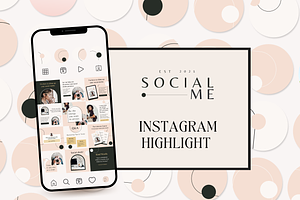 Instagram Highlights Icon Boho Canva