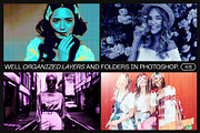 12 Photo Effect Templates, a Layer Style Add-On by iDoodle Studio (Thumbnail 4 of 6)