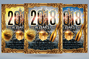 2018 New Years Eve Party, a Flyer Template by tmcom (Thumbnail 1 of 2)
