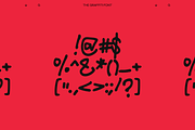 THE GRAFFITI FONT, a Font by THE BOLD FONT. (Thumbnail 5 of 9)
