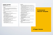 Teacher Resume Template, a Resume Template by KHIDD (Thumbnail 3 of 4)